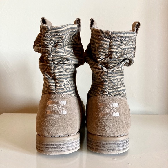 Toms leather Laurel boots, girls 4, women’s 6-6.5 - Picture 3 of 7